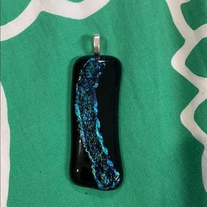 Hand blown glass with “hidden channel”